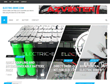 Tablet Screenshot of electric-ebike.com
